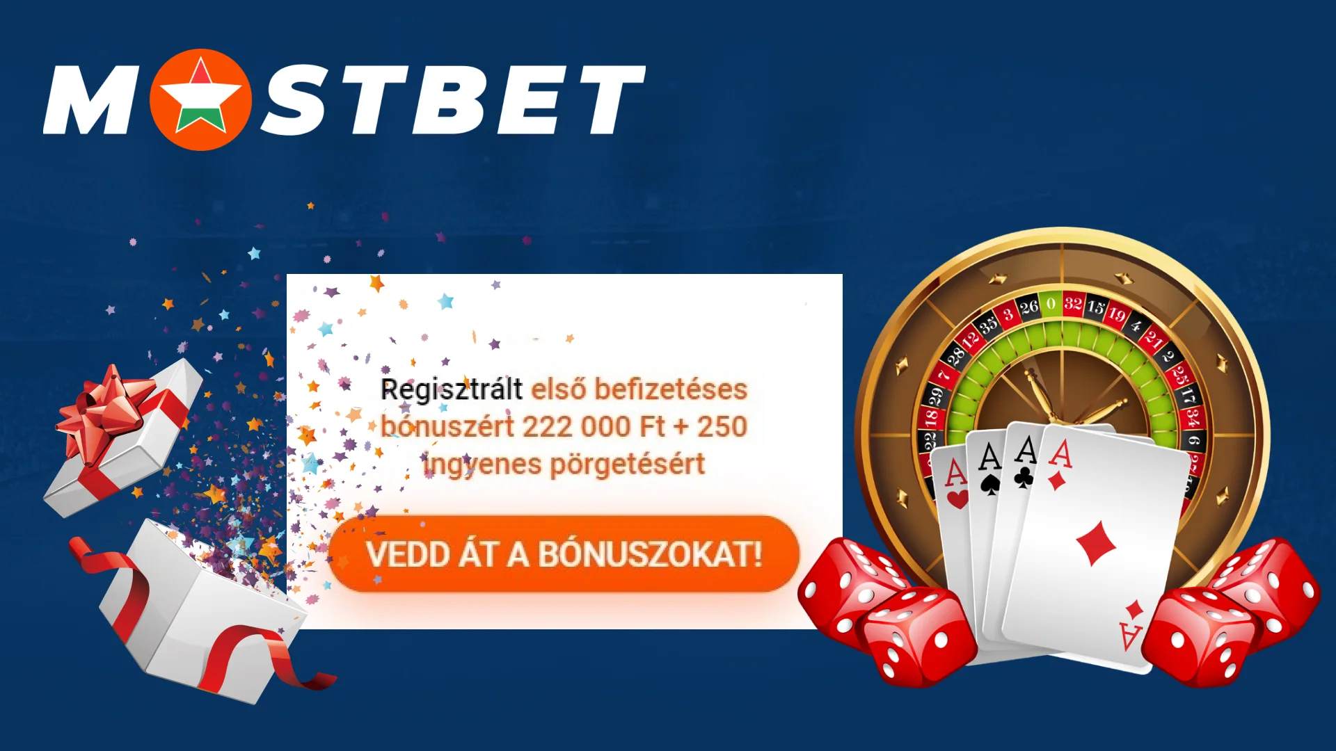 Bónuszok a Mostbet Casino Hungary-nál