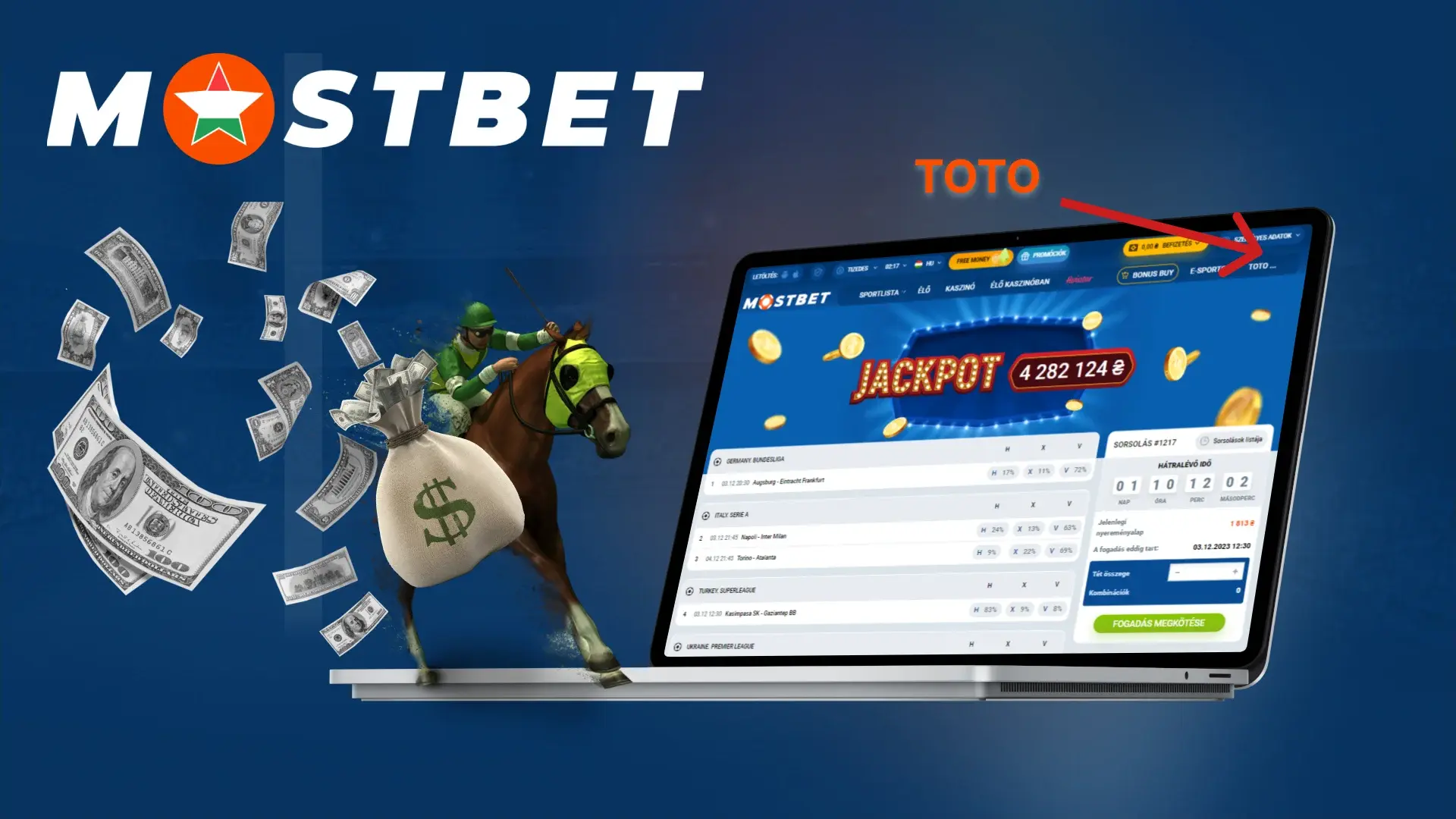 Toto részleg a Casino-ban
