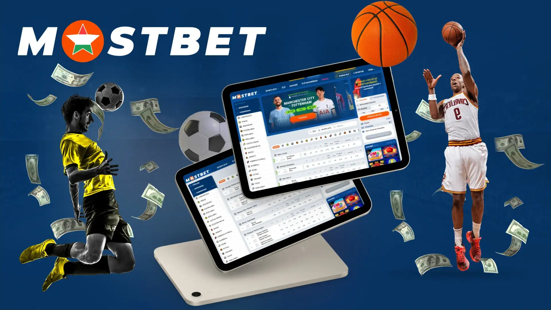 Nagy fogadási piac a Mostbet fogadóirodánál